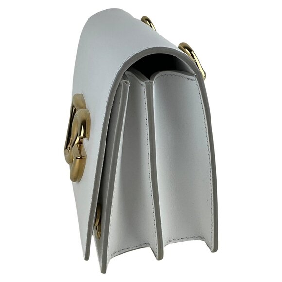 Dolce&Gabbana Women's Embellished DG Interlocking Shoulder Bag White - Picture 2 of 11